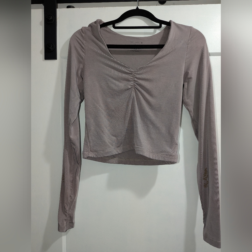 purusha People Thumbhole Cropped Top